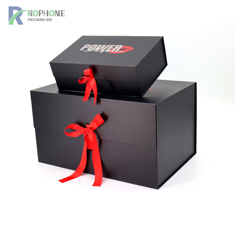 جعبه های کادویی تاشو مشکی